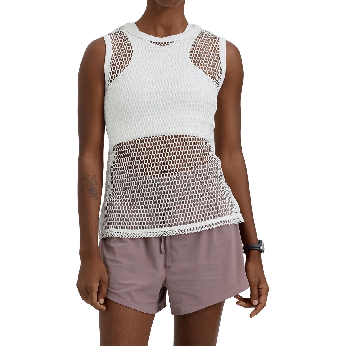 Image of Pruzan Mesh Singlet - Women's Salt, M