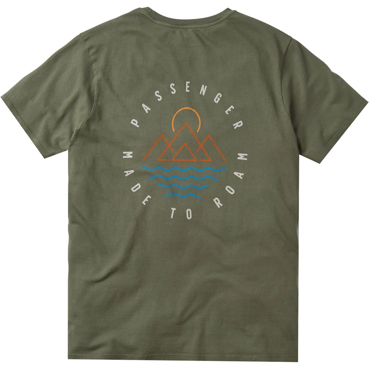 Passenger Passenger Escapism Recycled Cotton T-Shirt - Men's Dusty Olive, S