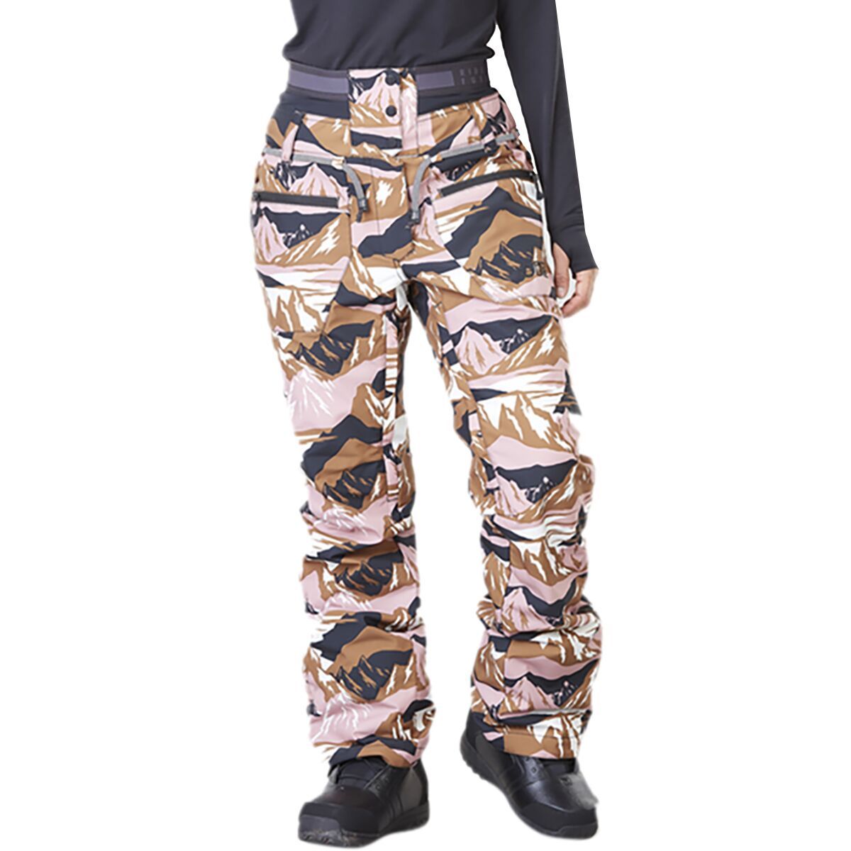 Picture Organic Treva 3 Button Pant - Women's Pink Camountain, S