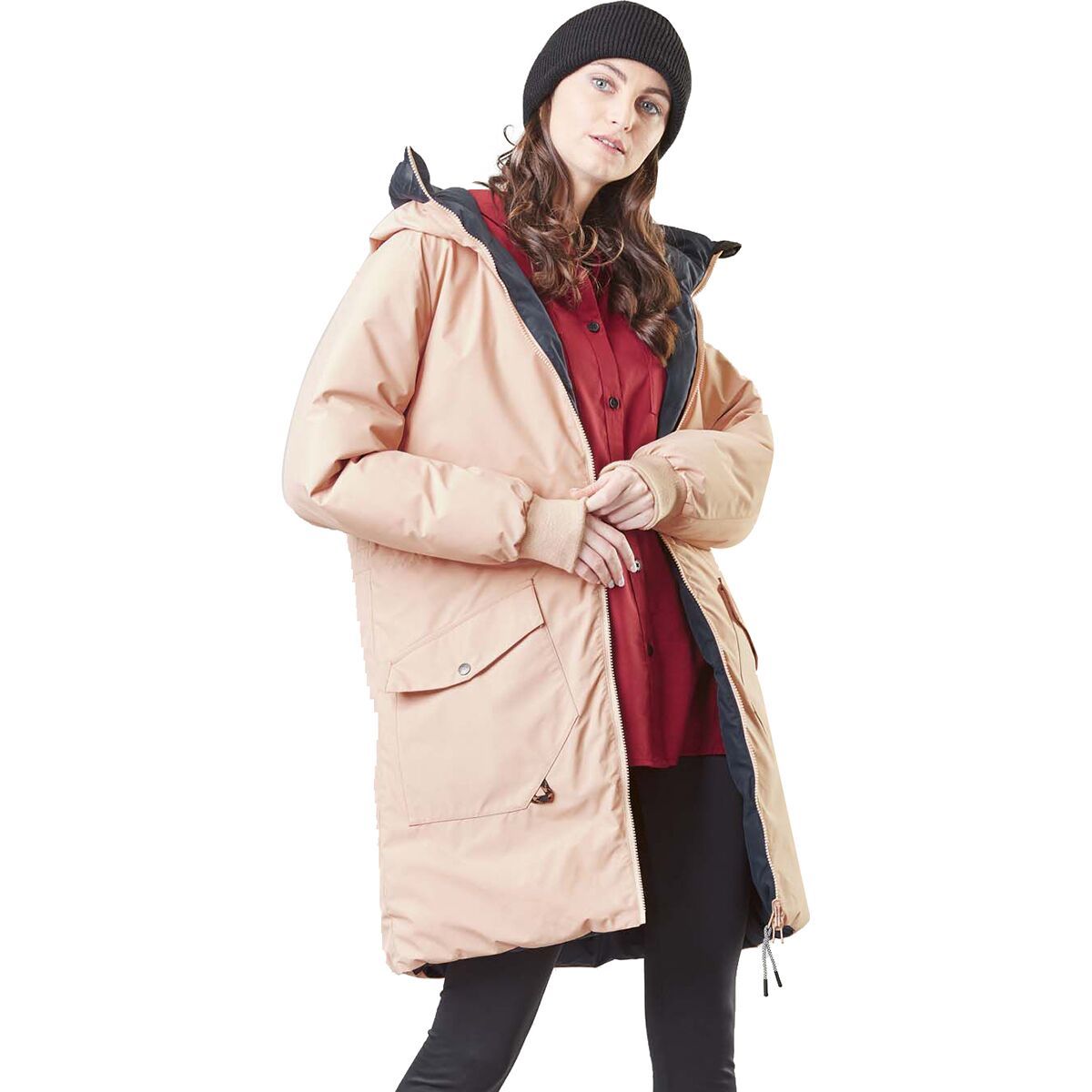 Picture Organic Inukee Reversible Jacket - Women's Rose Creme, M