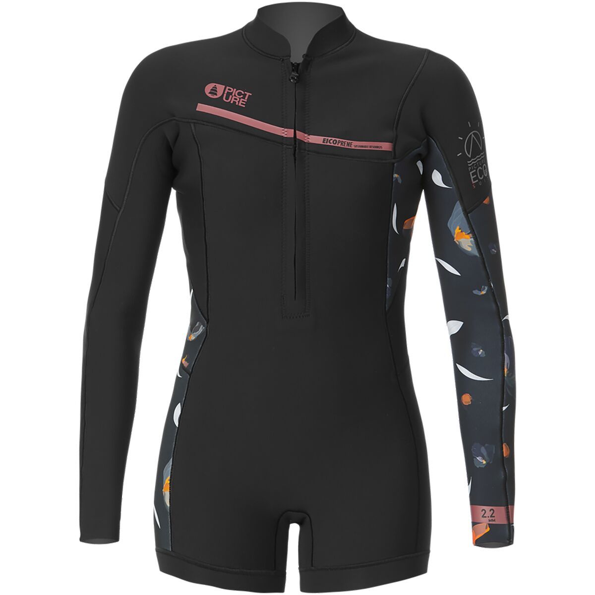 Picture Organic Bonie 2/2mm Springsuit - Women's Plum Black, S/Reg