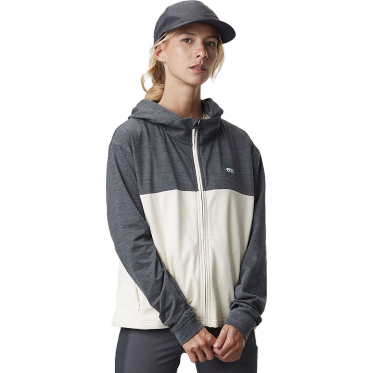 Picture Organic Celest Full-Zip Tech Hoodie - Women's Smoke White, XS