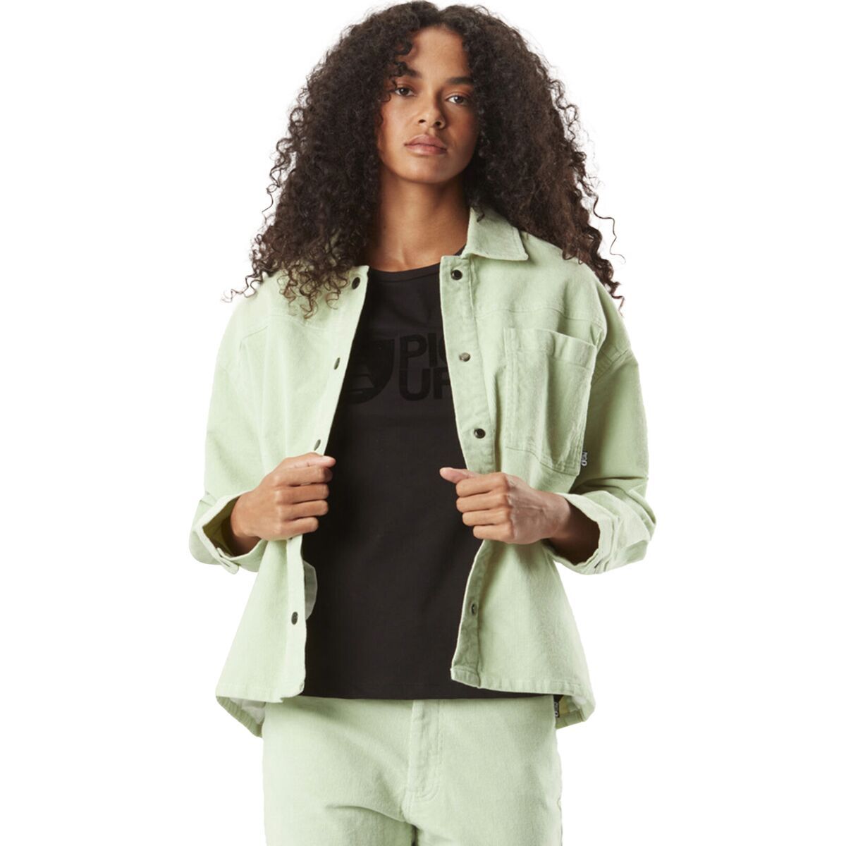 Picture Organic Corrady Button Up Shirt - Women's Bok Choy, L