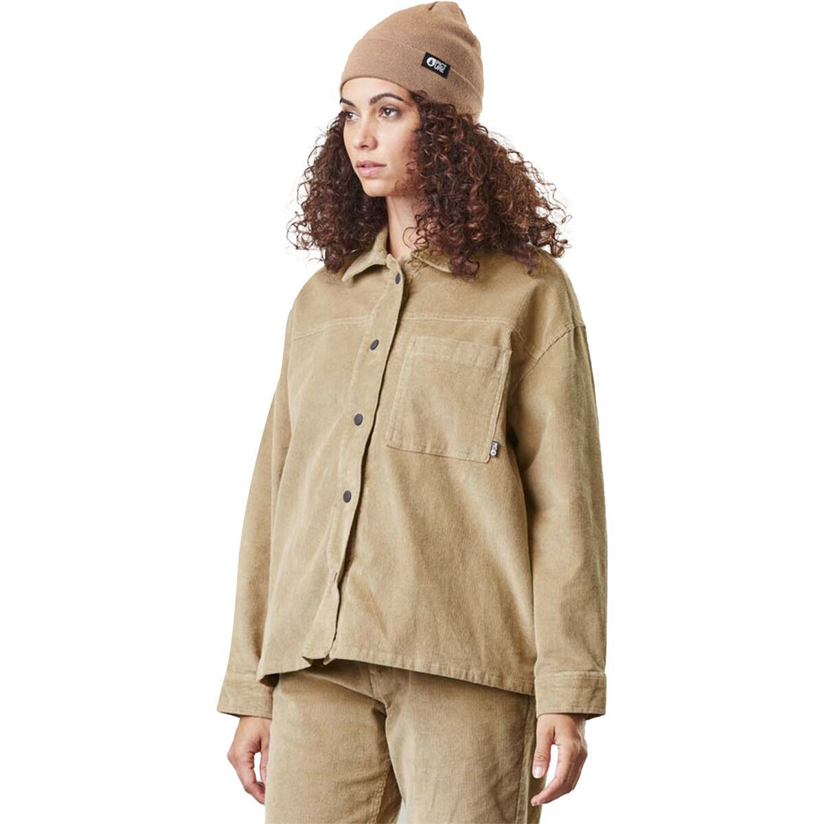 Picture Organic Corrady Button Up Shirt - Women's Dark Stone, L