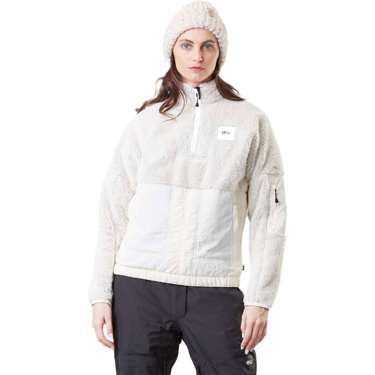 Picture Organic Martella 1/4-Zip Fleece - Women's Ecru, M