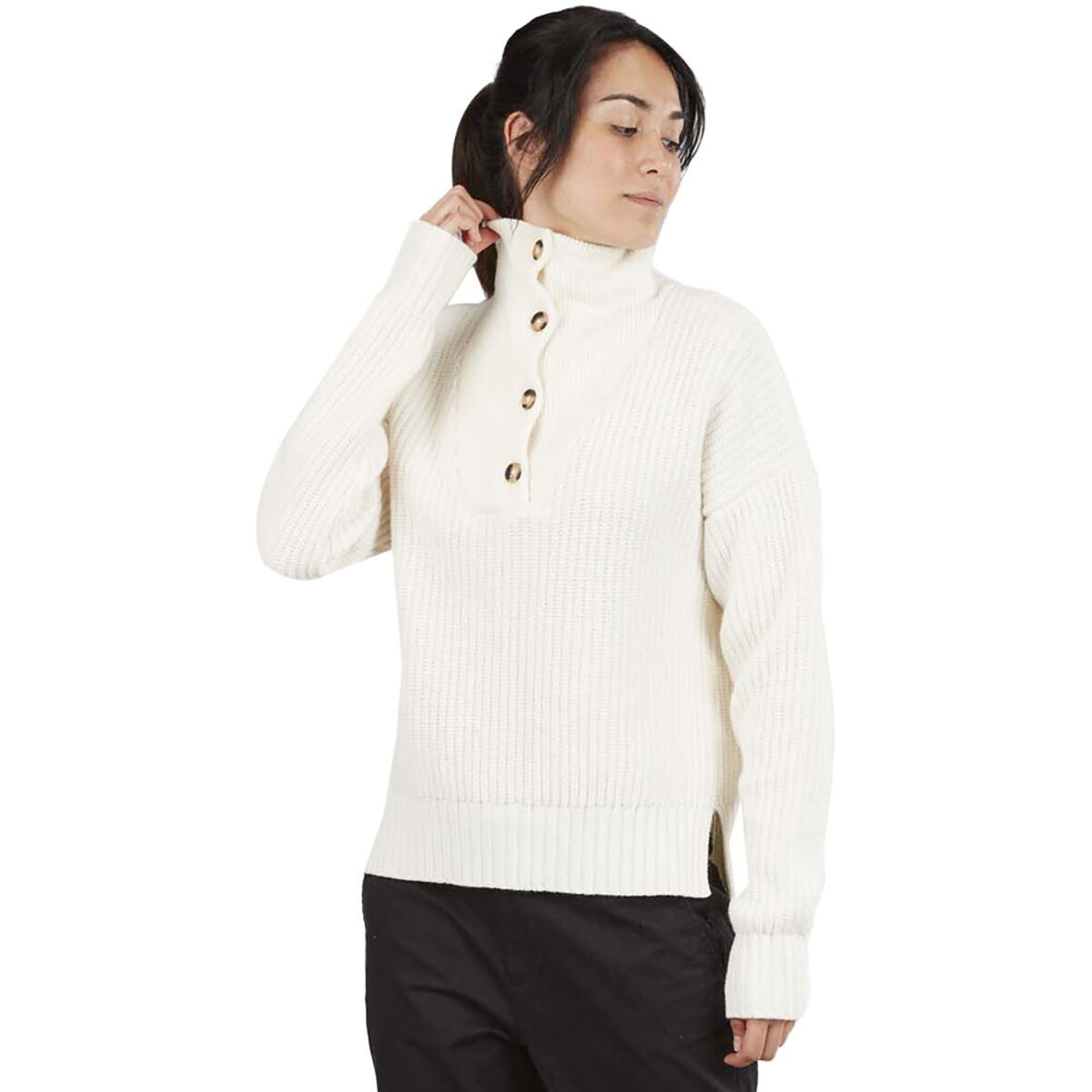 Picture Organic Modinetta Knit Sweater - Women's Ecru, XS