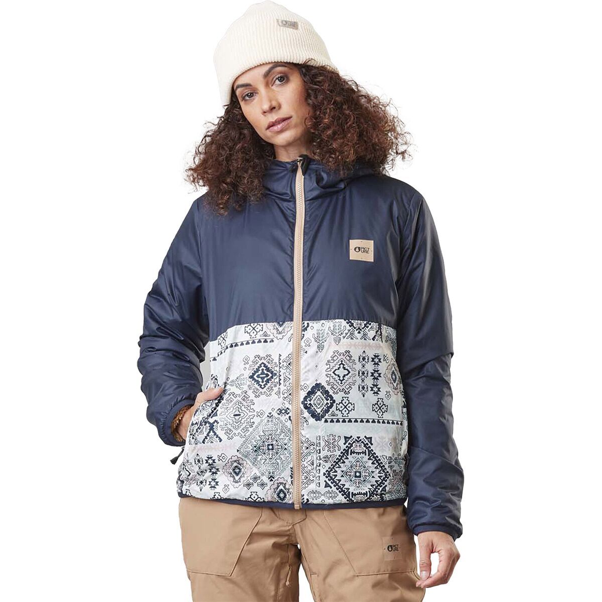 Picture Organic Posy Fleece Jacket - Women's Dark Blue, XL