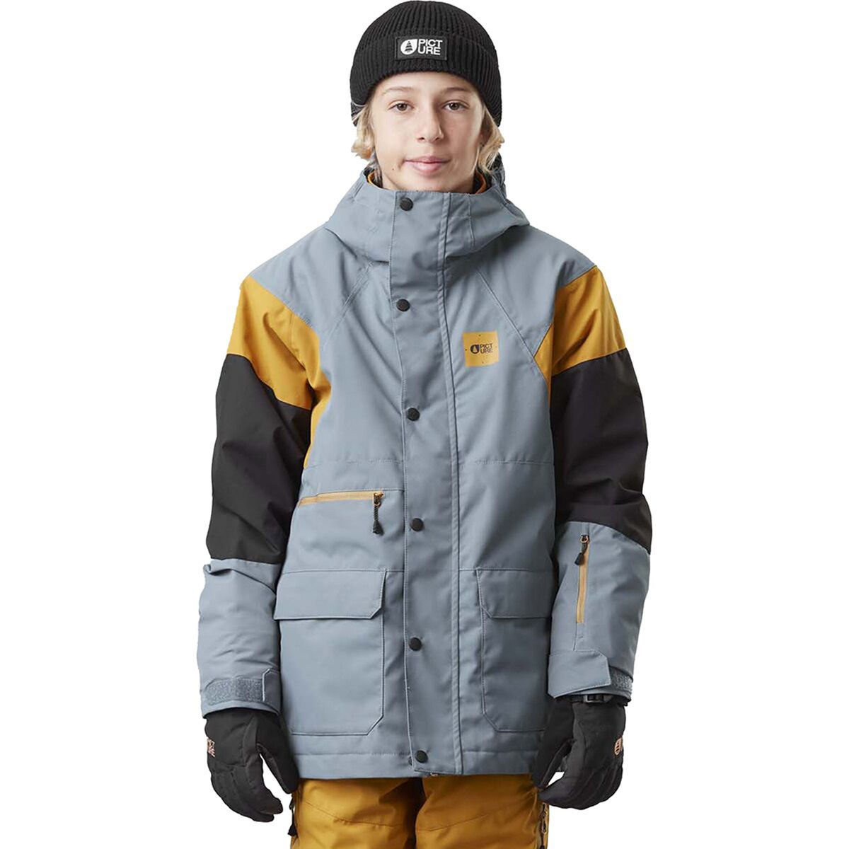 Picture Organic Pearson Jacket - Boys' Chinblue, 8