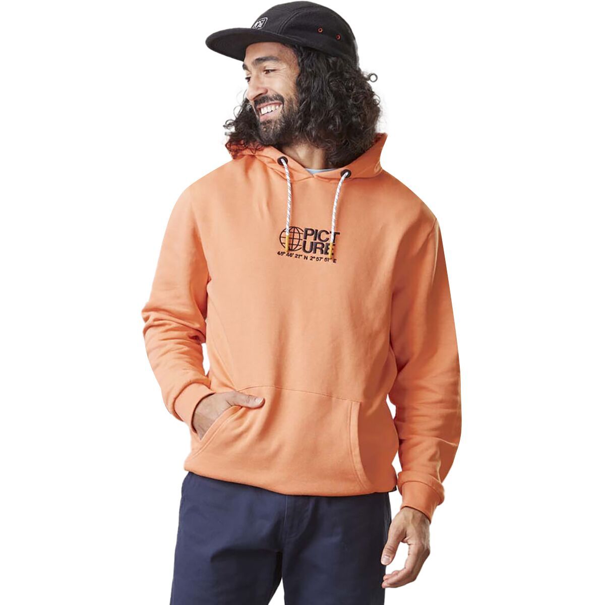 Picture Organic Ankerton Hoodie - Men's Cadmium Orange, S