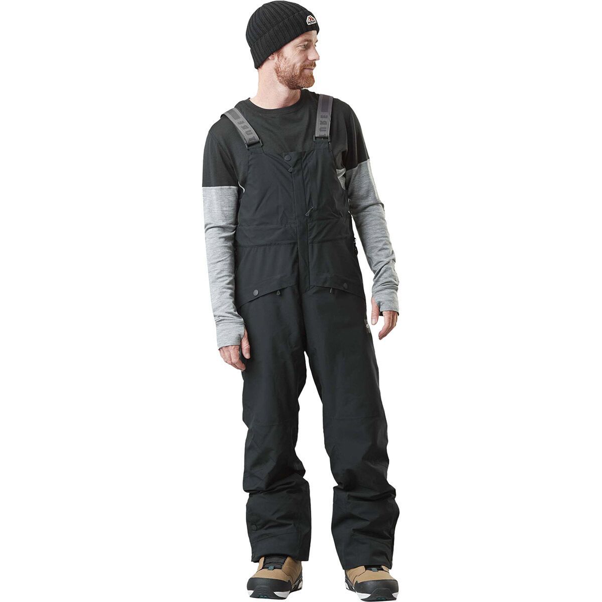 Picture Organic Avening Bib Pant - Men's Black, L