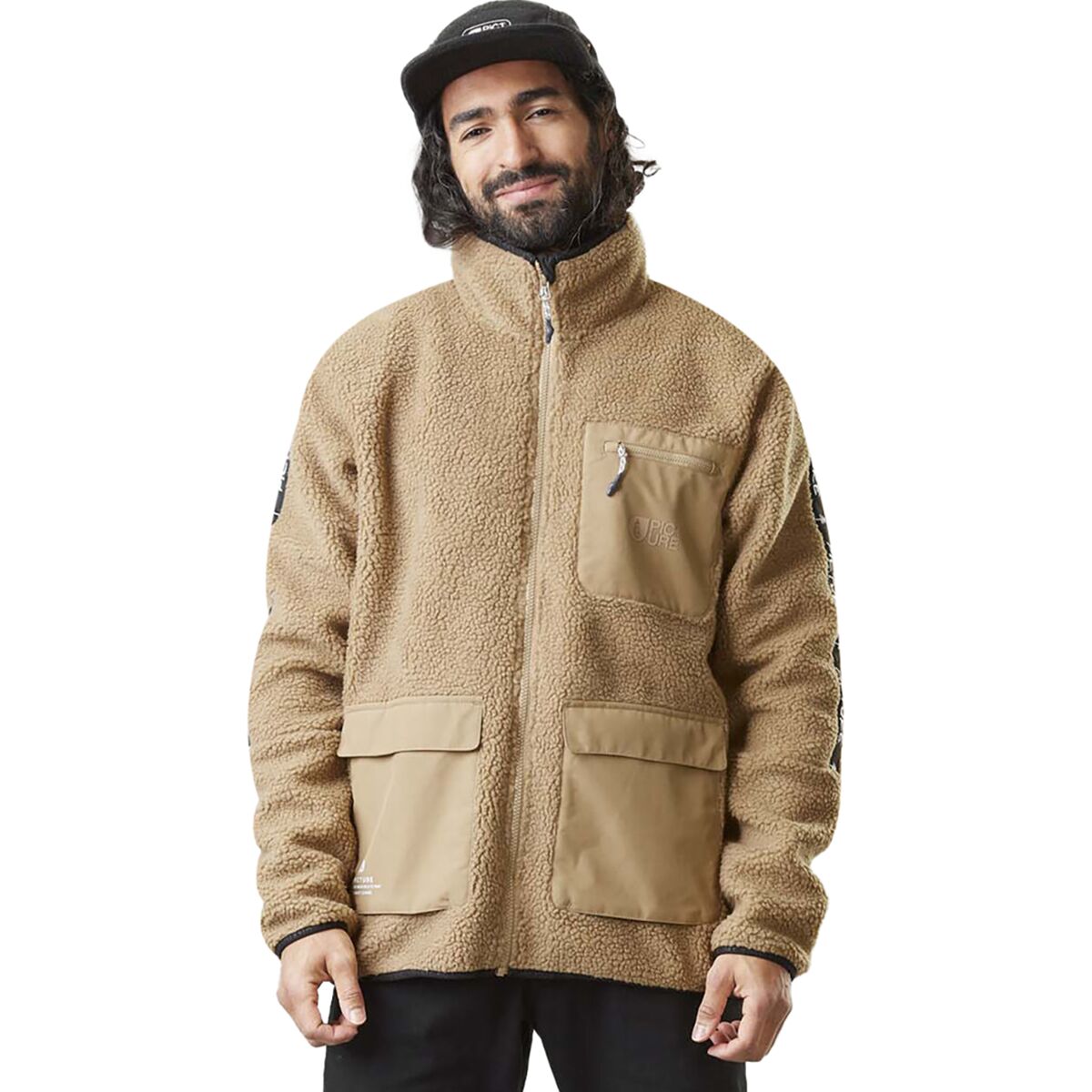 Picture Organic Picture Organic Quilchena Fleece Jacket - Men's Dark Stone, M