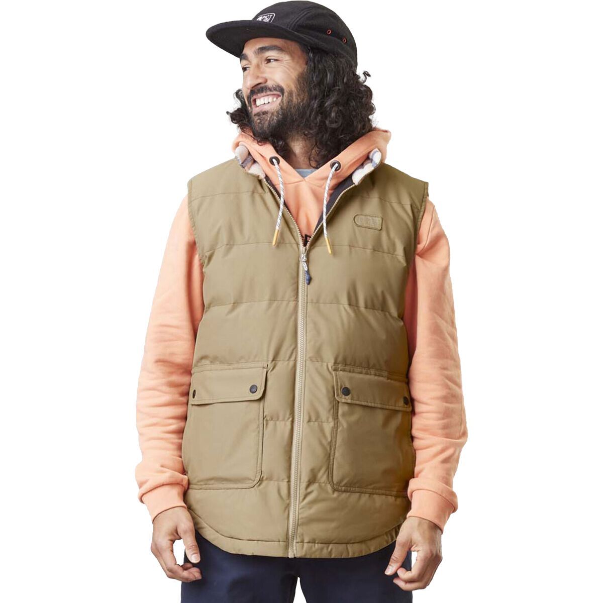 Picture Organic Russello Vest - Men's Dark Stone, XXL