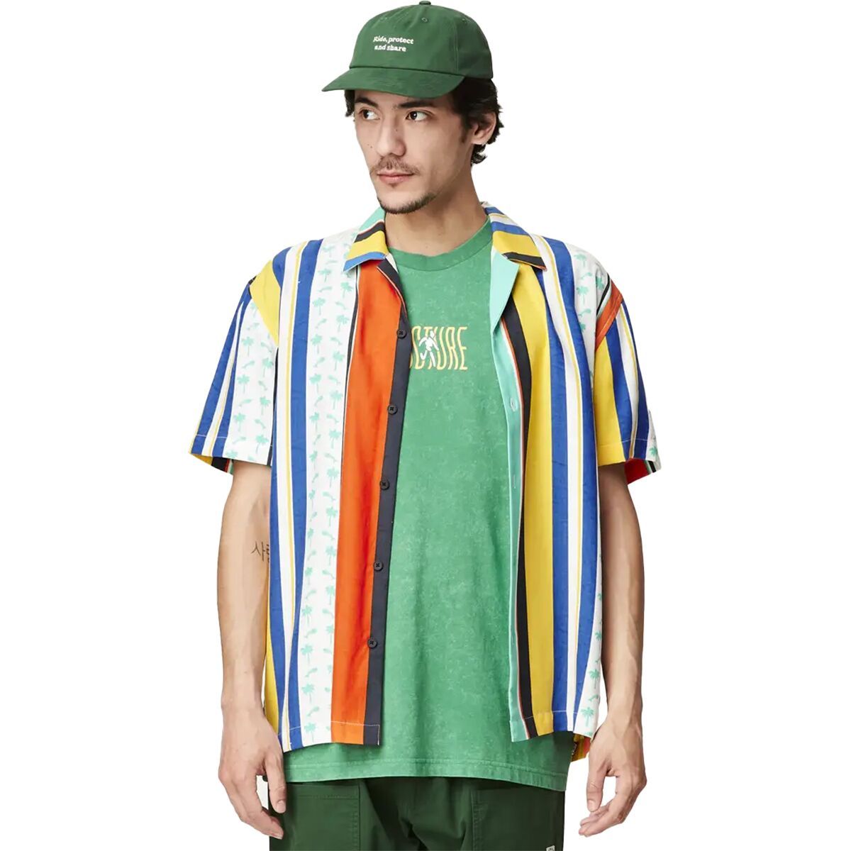 Picture Organic Mareeba Shirt - Men's Fishbone Print, L