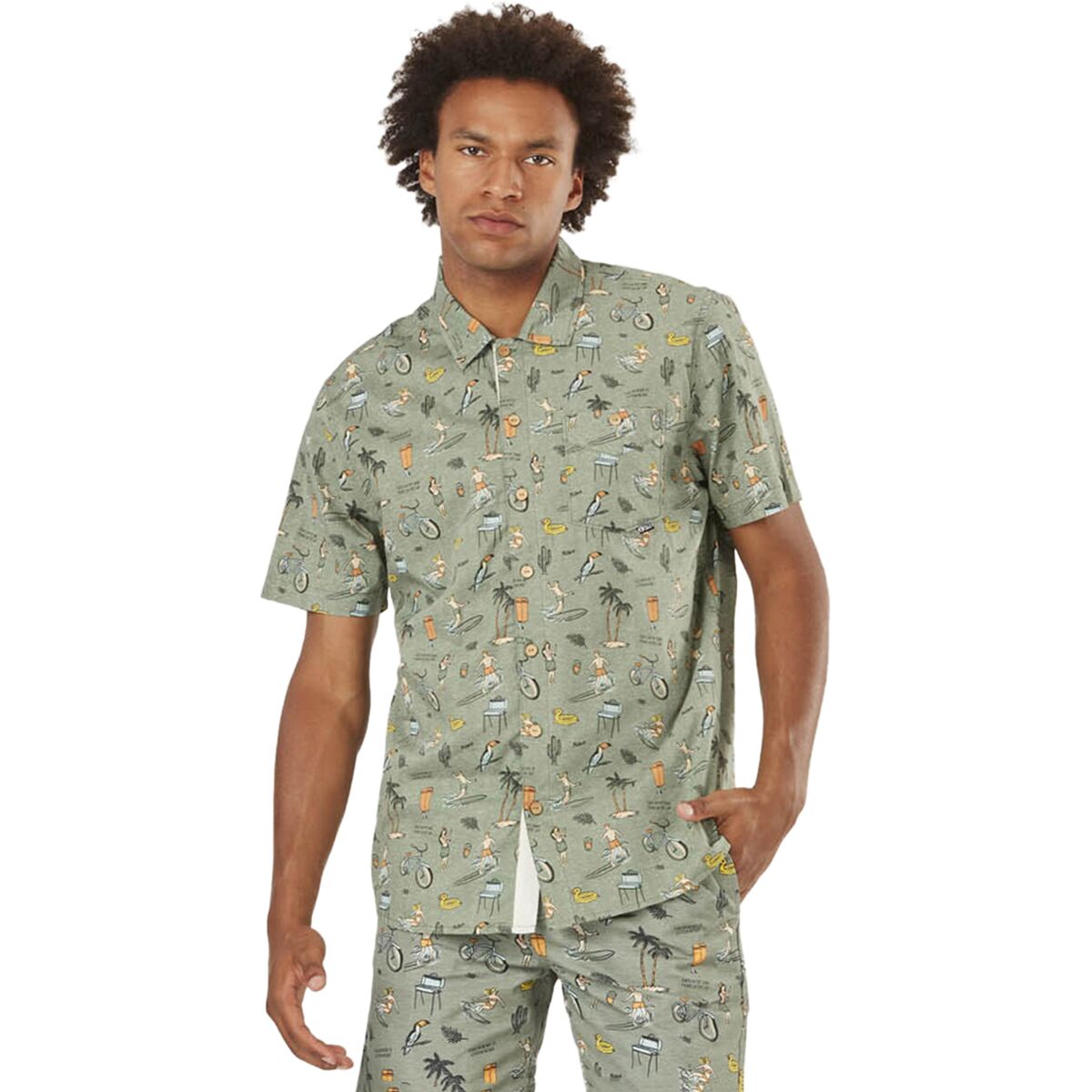 Picture Organic Picture Organic Mataikona Short-Sleeve Shirt - Men's Print, S
