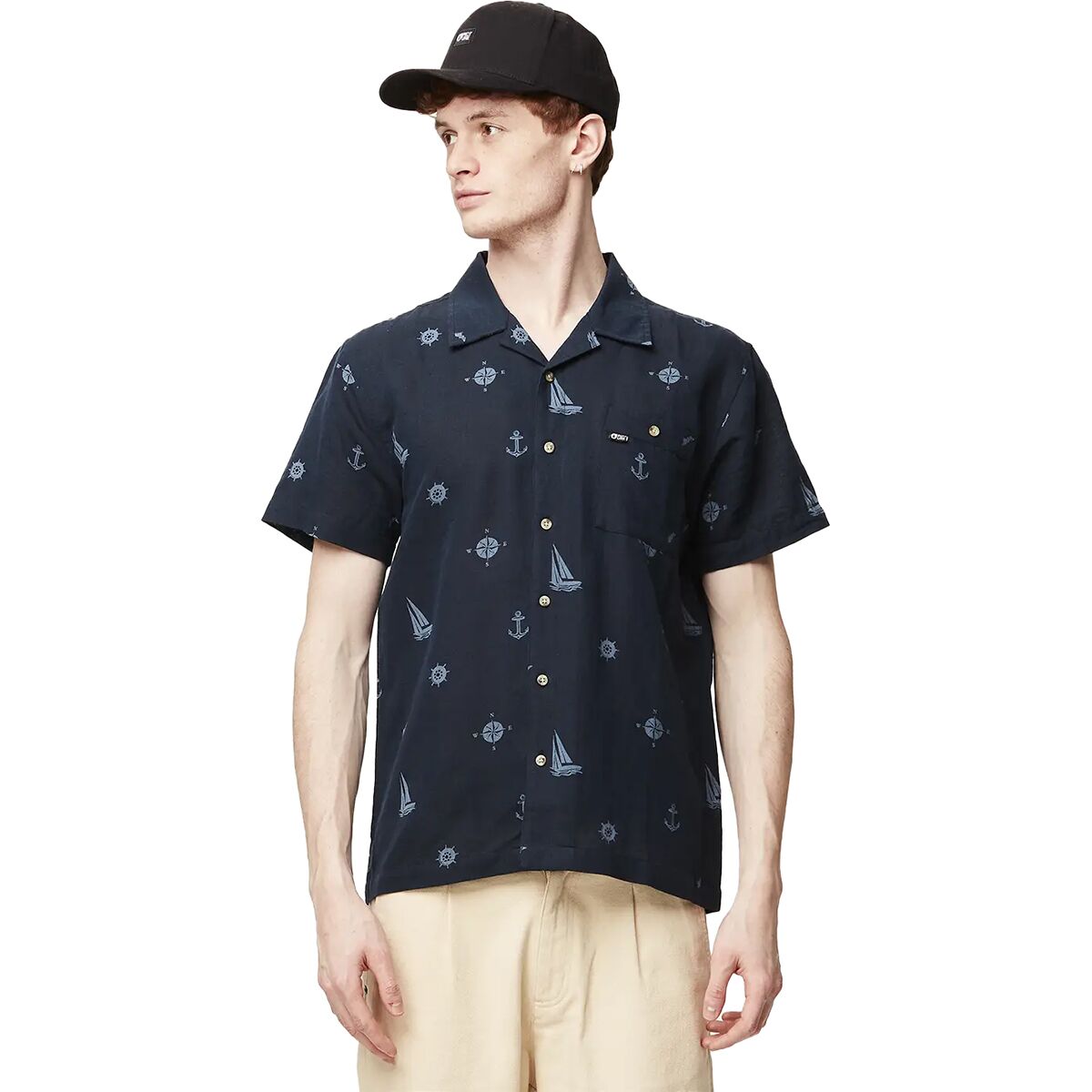 Image of Picture Organic Mokara Shirt - Men's Sailor Print, M