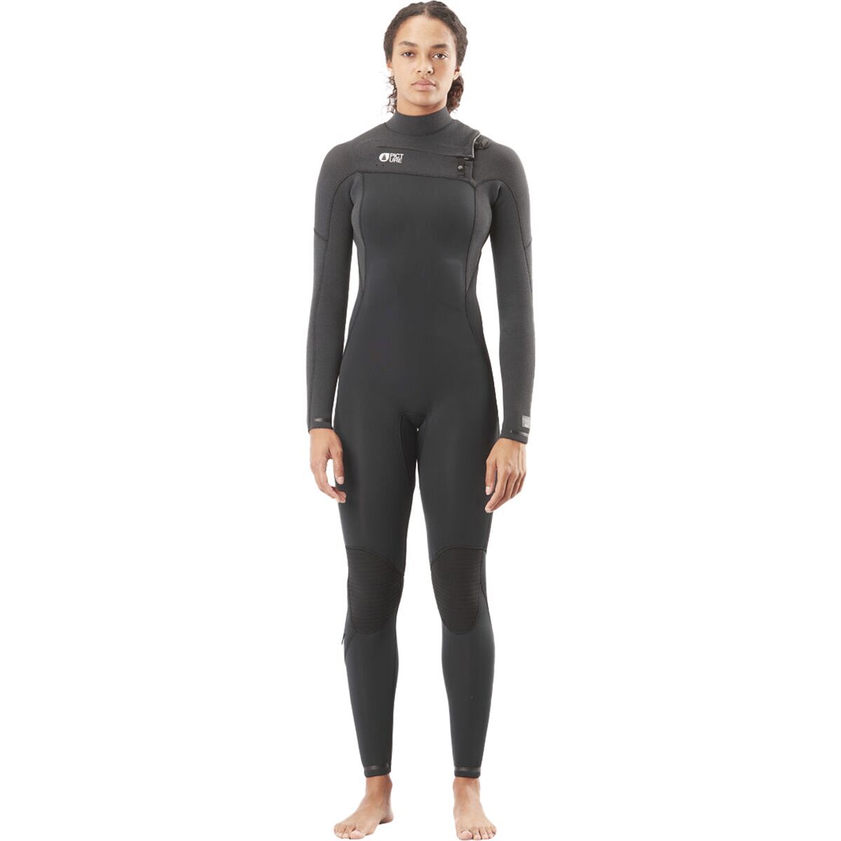 Picture Organic Equation Flexskin 4/3mm Front Zip Wetsuit - Women's Black, 12