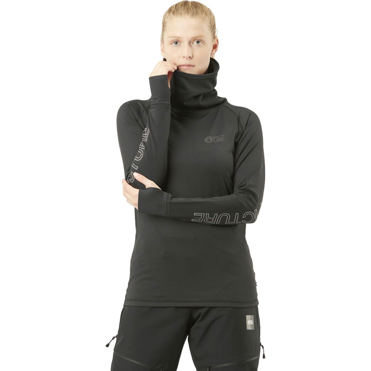 Image of Picture Organic Pagaya High Fleece Pullover - Women's Black, XL