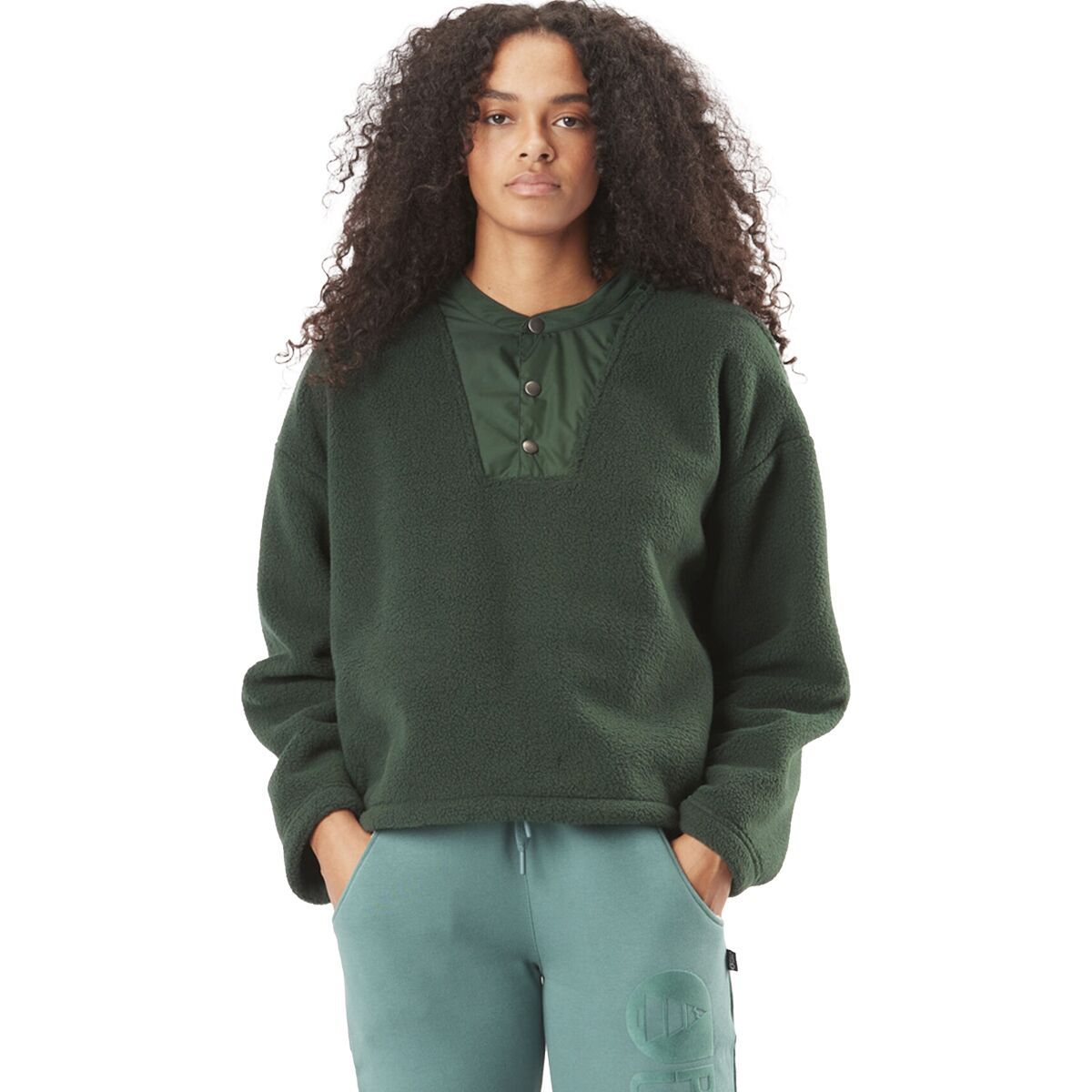 Picture Organic Volda Fleece Crew - Women's Scarab, M