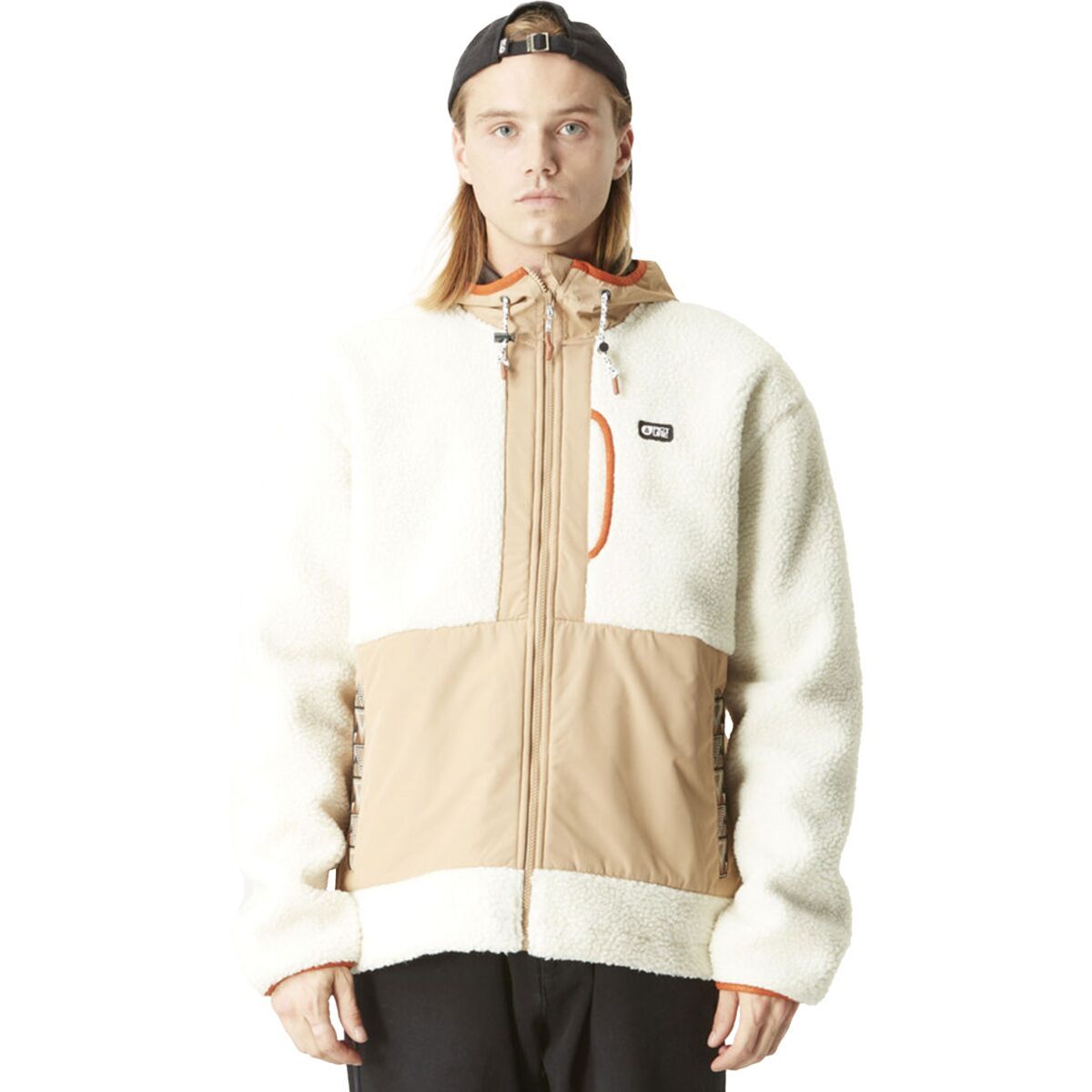 Picture Organic Pemberton Zip Fleece Jacket - Men's Tofu/Tanin, L