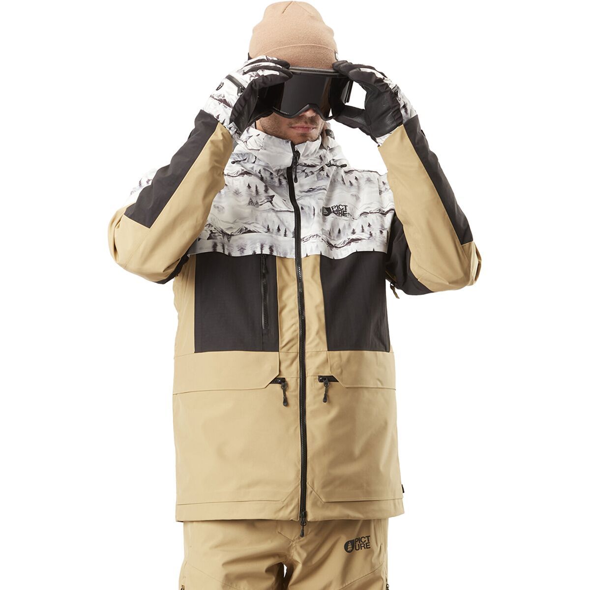 Picture Organic Stone Printed Jacket - Men's Mood, XS