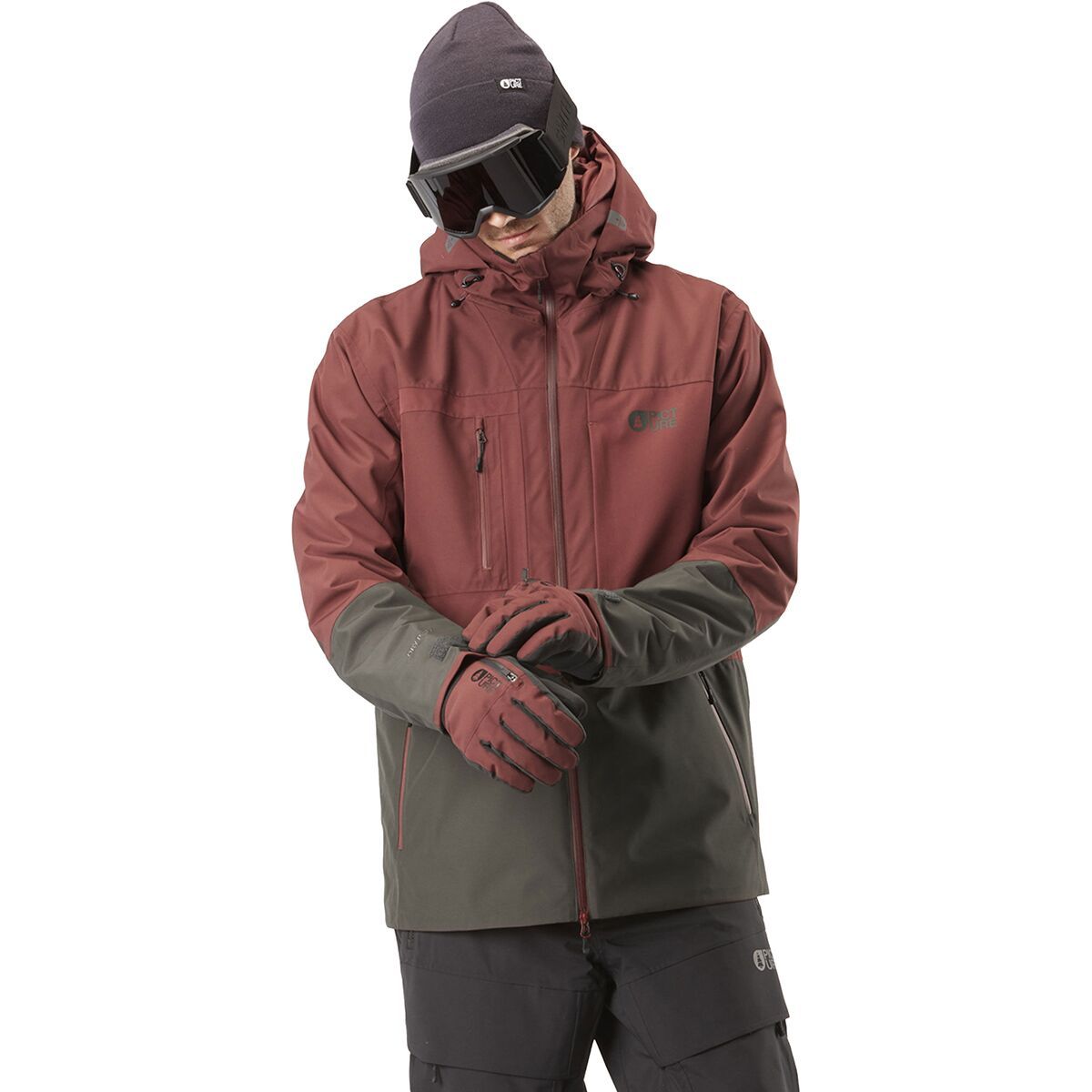 Picture Organic Track Jacket - Men's Andorra/Raven Grey, XS