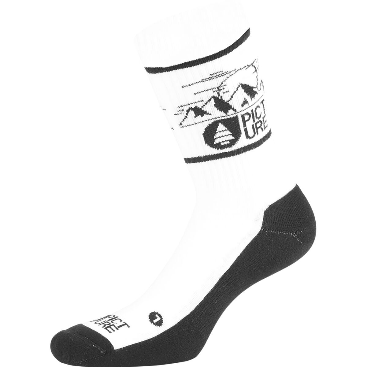 Picture Organic Bazik Socks White, 40.0-43.0