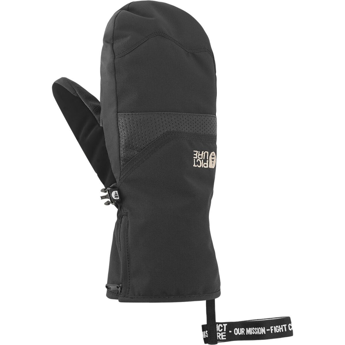 Picture Organic Kali Mittens - Women's Black, 10