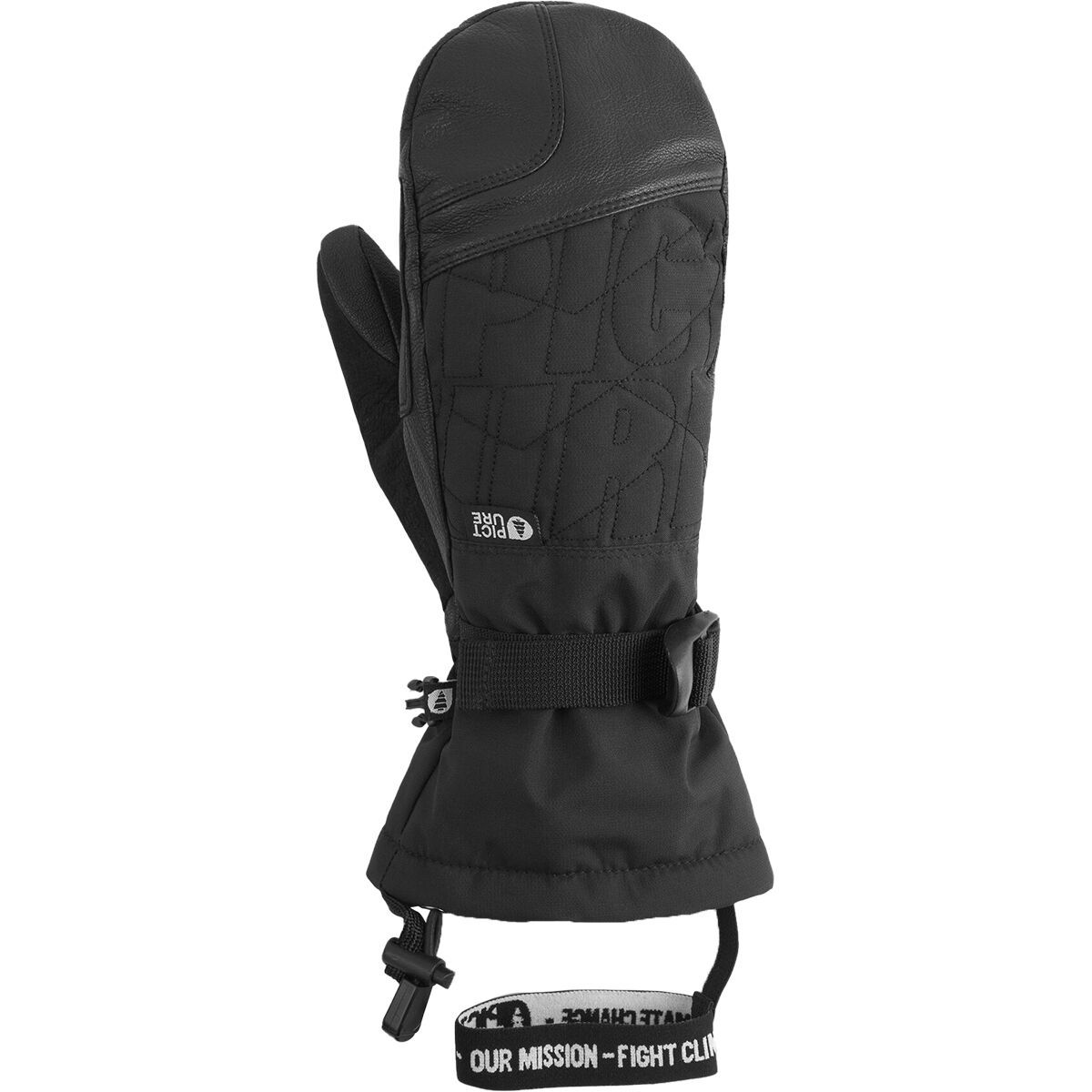 Picture Organic McTigga 3In1 Mittens - Women's Black, 10