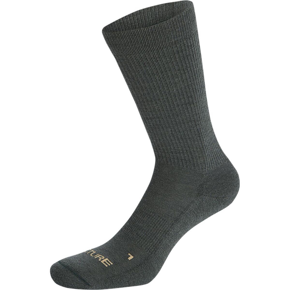 Image of Picture Organic Outline Socks Concrete Grey, 44.0-47.0