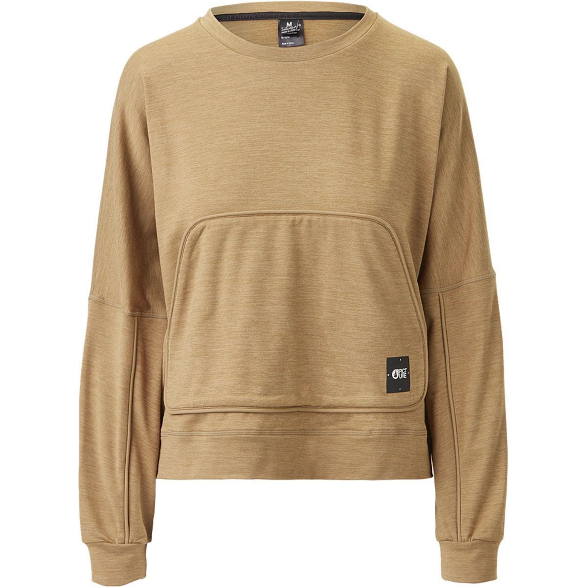 Picture Organic Tirzah Tech Crew Sweatshirt - Women's Dark Stone, XS