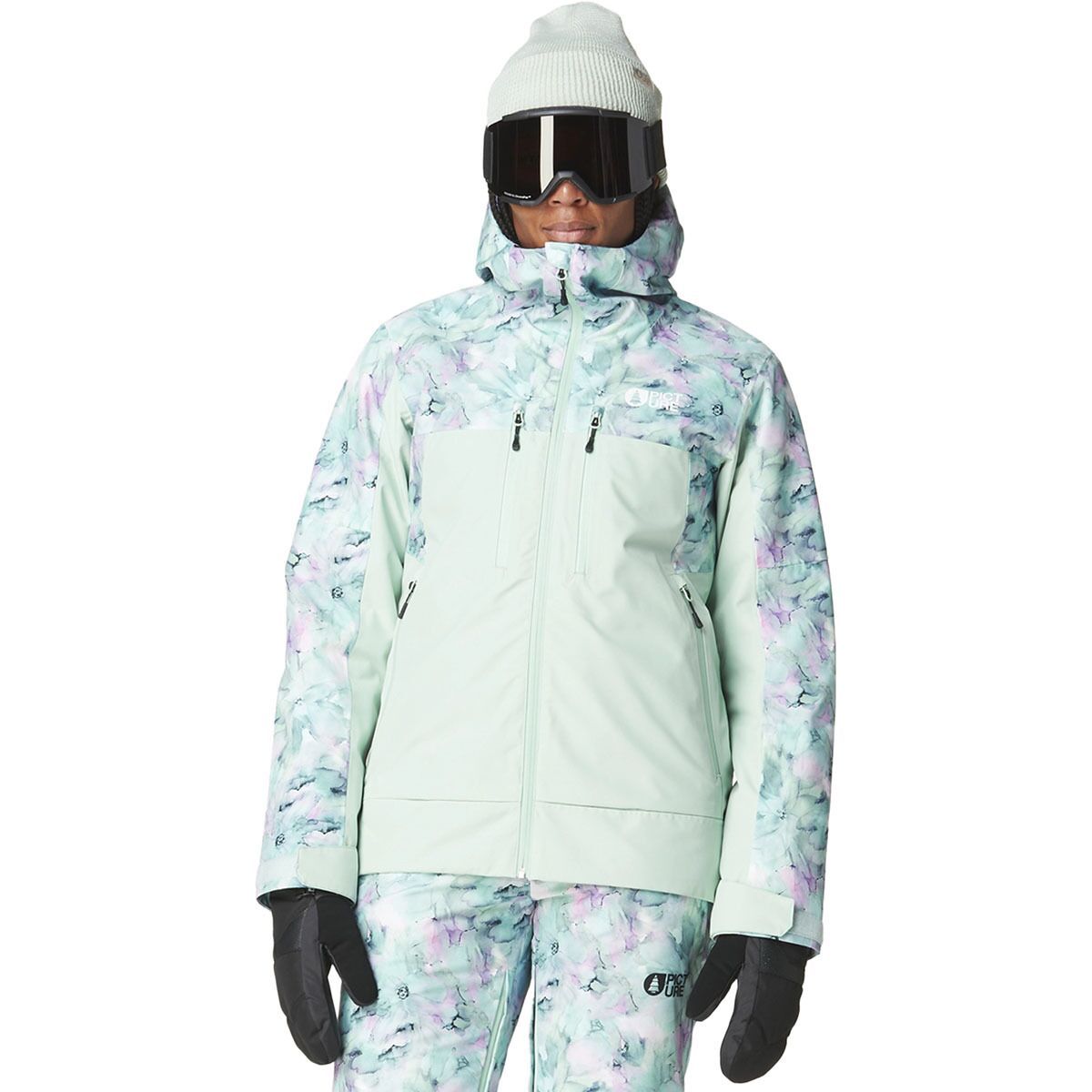 Picture Organic Exa Jacket - Women's Blurry Water/Silt Green, L