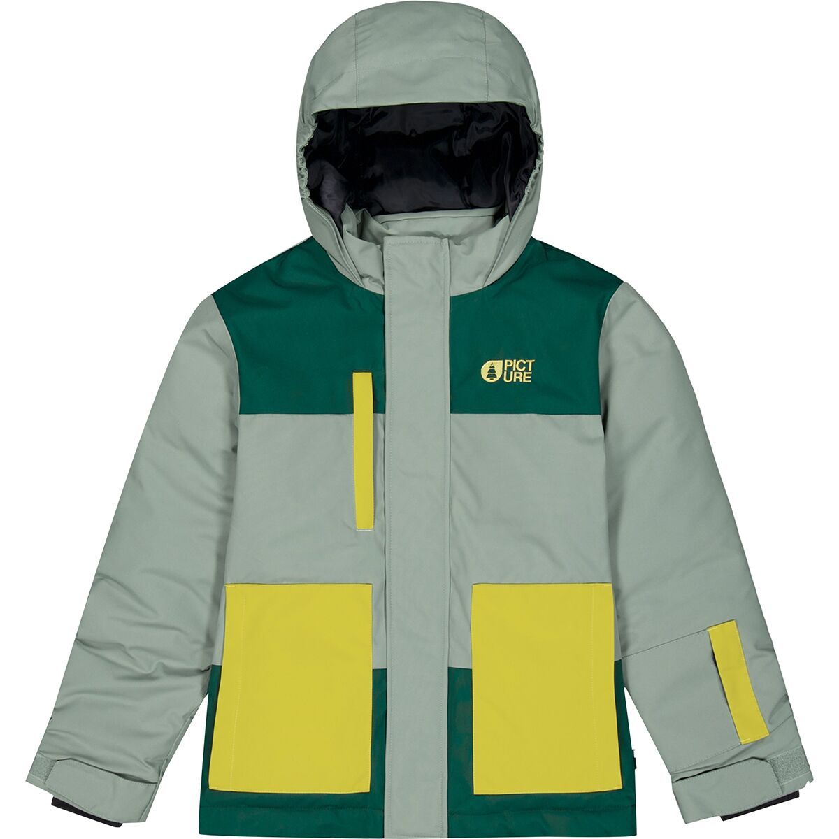 Image of Picture Organic Olyver Jacket - Kids' Pdrsa Pine Lwreath Gold, 14