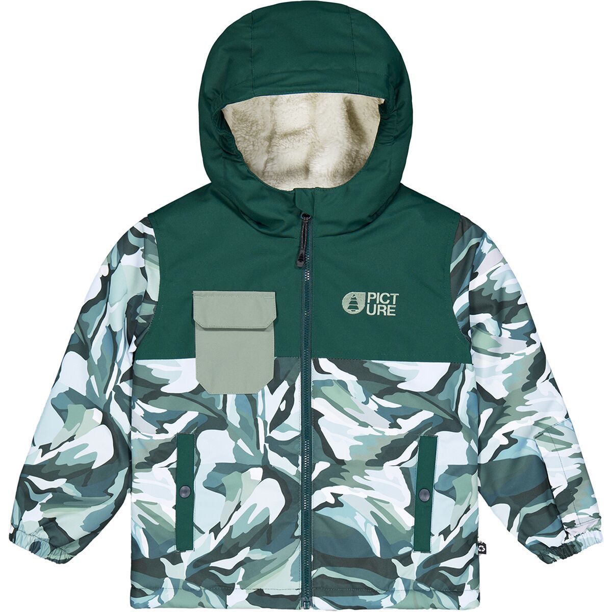 Picture Organic Snowy Printed Jacket - Toddlers' Pdrsa Pinepeppup L Wrth, 4T