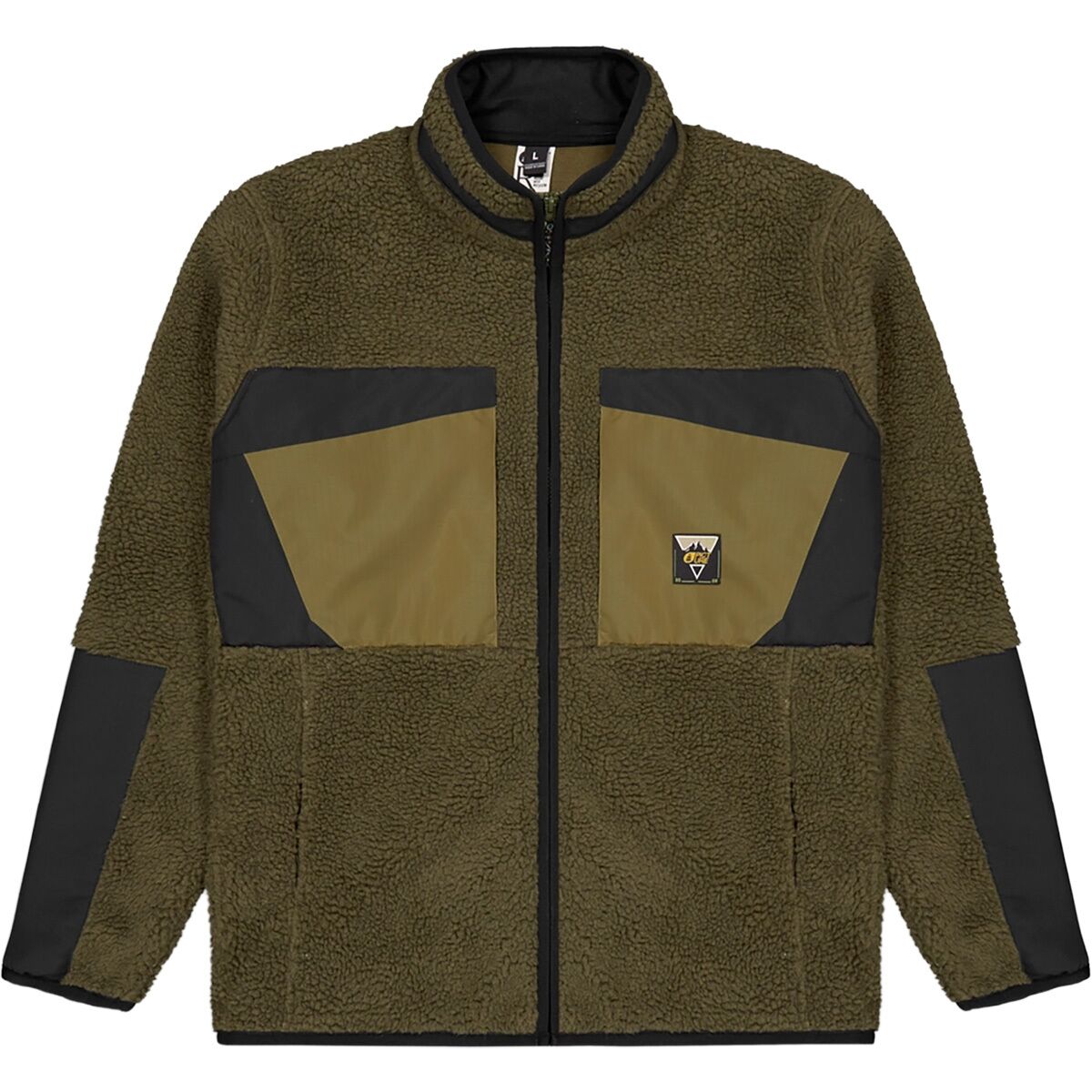 Image of Picture Organic Pmbton Zip Fleece - Men's Tobacco Black, M
