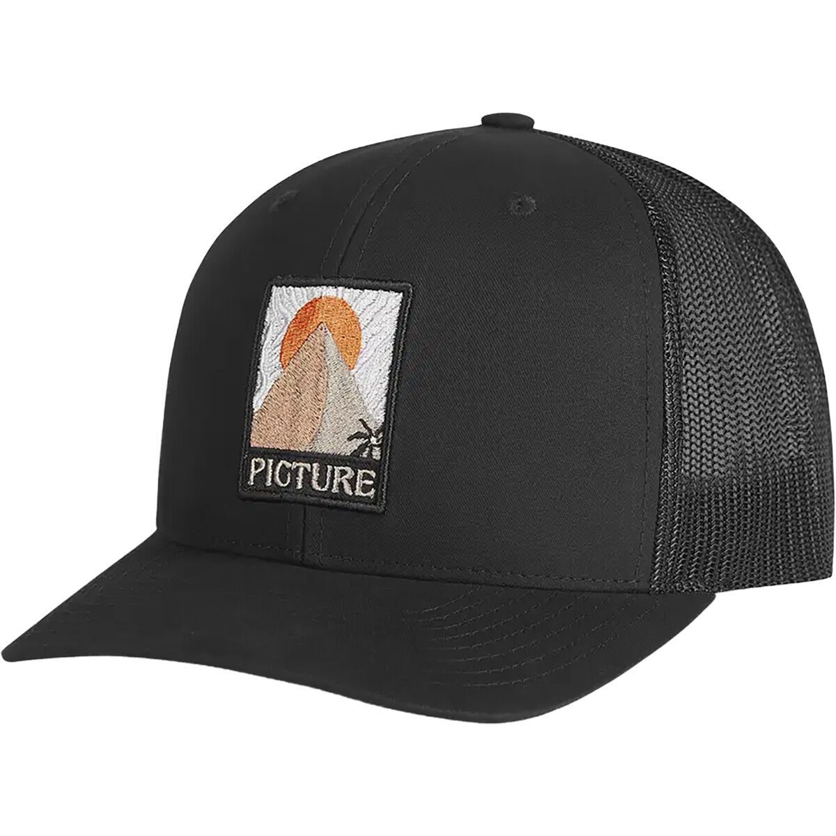 Image of Picture Organic Kuldo Trucker Cap Black, One Size