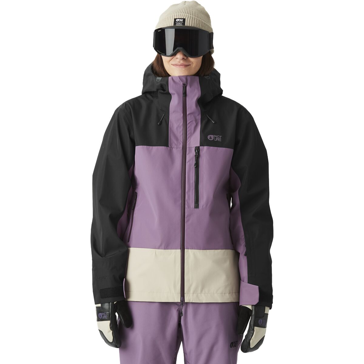Image of Picture Organic Sylva 3L Jacket - Women's Grape Jam, XS