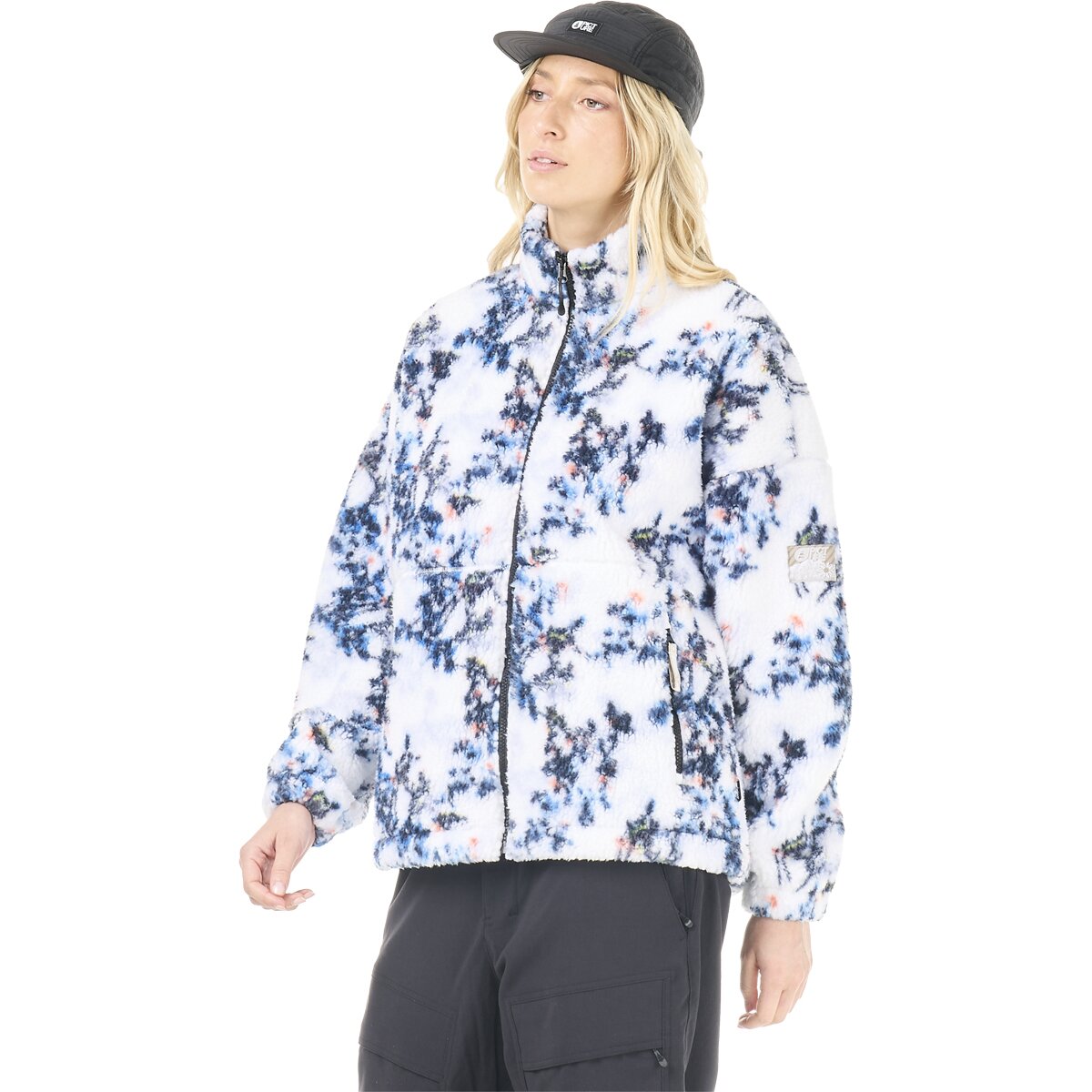 Image of Picture Organic Gypsi Zip Fleece Jacket - Women's Schrubby Print, XS