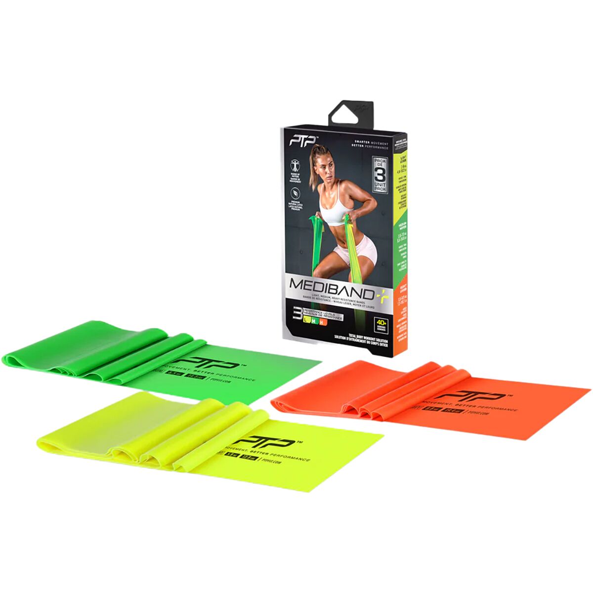 PTP PTP Mediband Combo - 3-Pack Multi, One Size