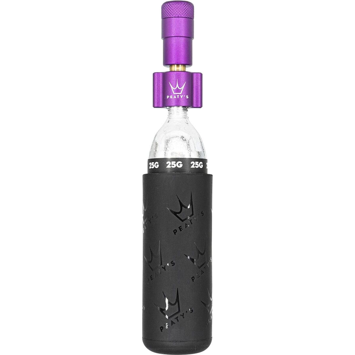 Image of Peaty's Holeshot CO2 MTB Tire Inflator Kit + Cartridges - 2024 Violet, One Size