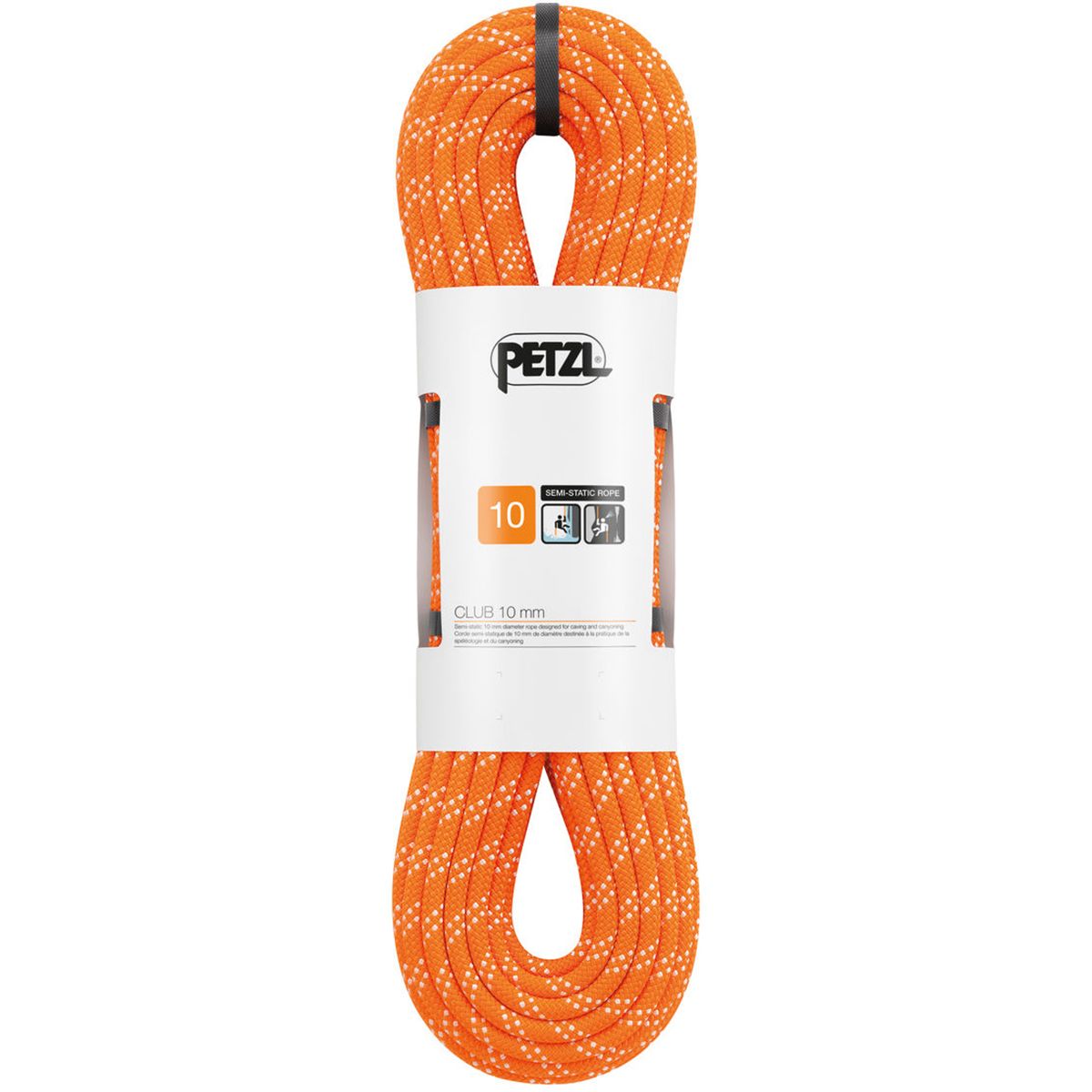 Image of Petzl Club Rope - 10mm Orange, 70m (230ft)