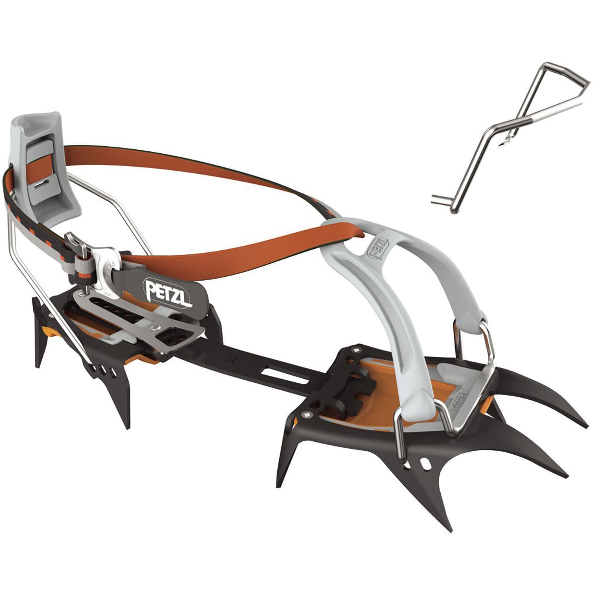 Petzl Irvis 10-Point Crampon Leverlock, One Size