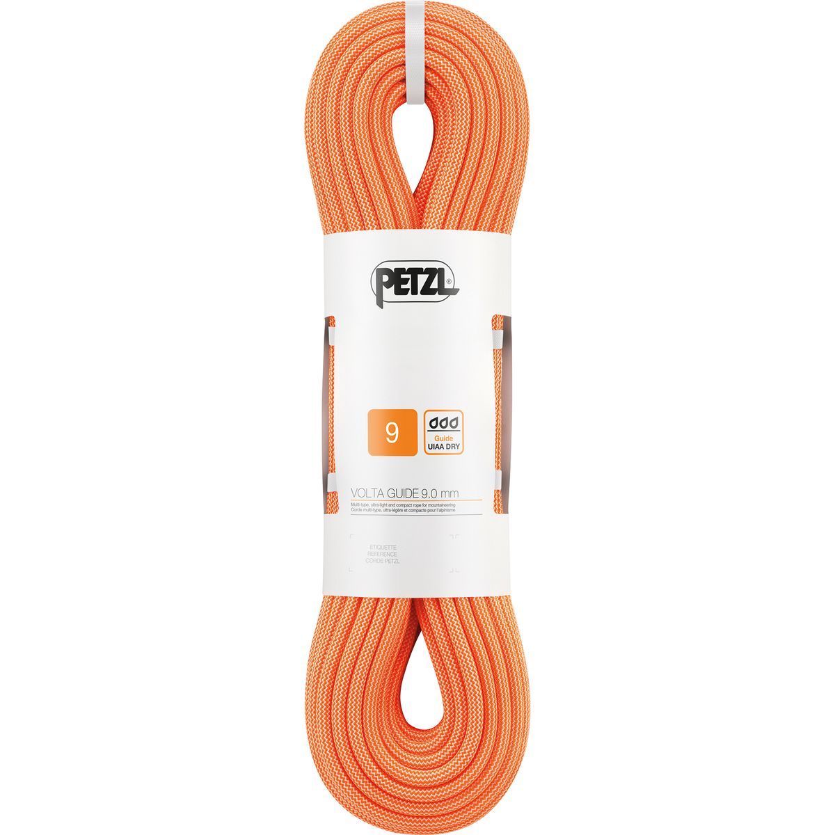 Image of Petzl Volta Guide 9.0mm Rope Orange, 40m