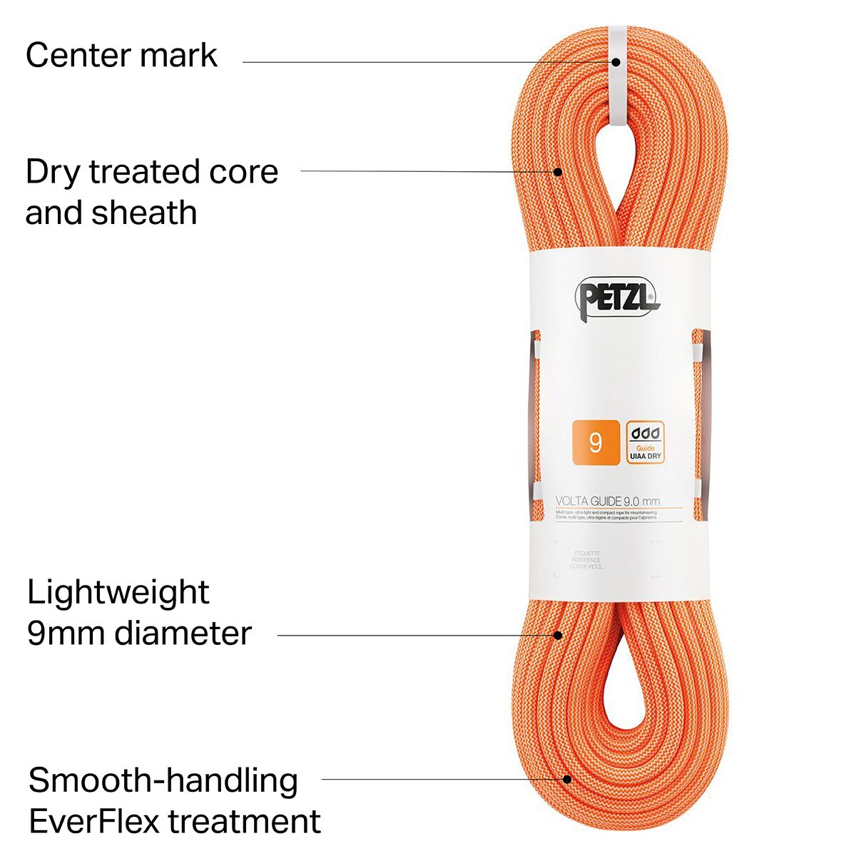 Petzl Volta Guide 9.0mm Rope - Climb