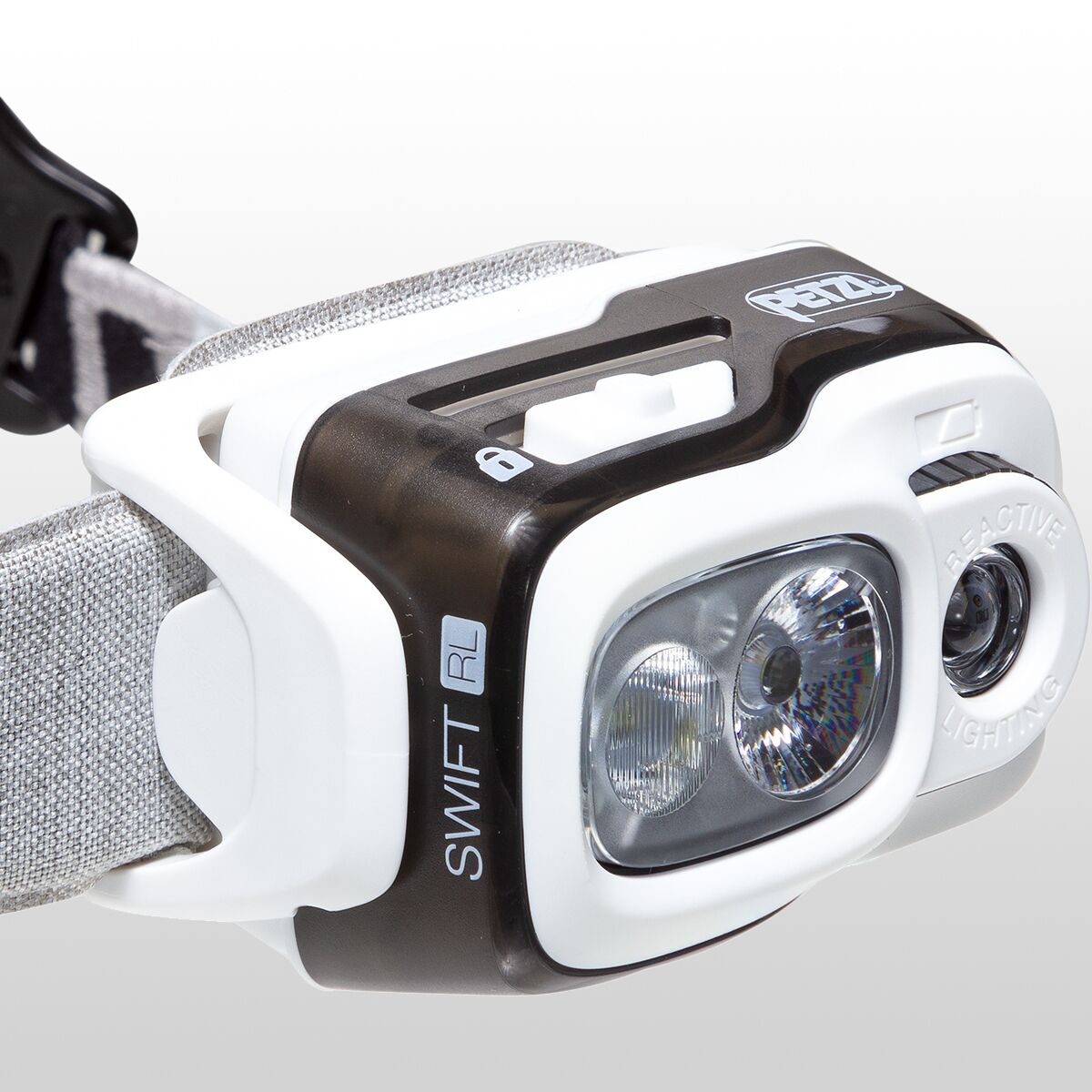 Lampe frontale pour le sport trail running PETZL Swift RL