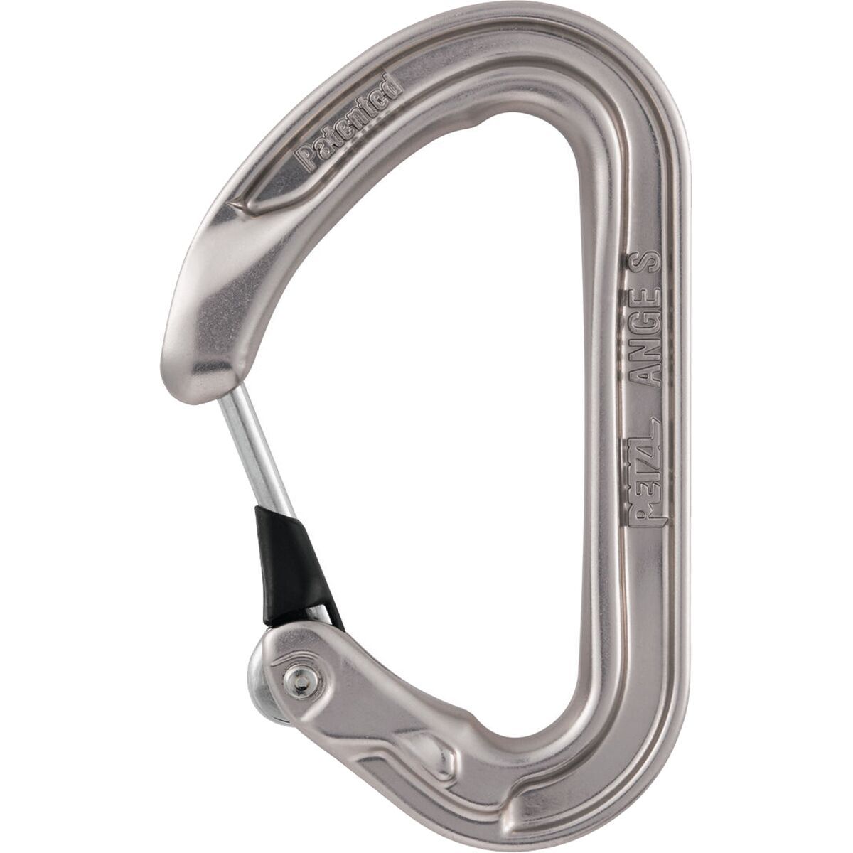 Image of Petzl Ange S Wire Gate Carabiner Light Grey, One Size