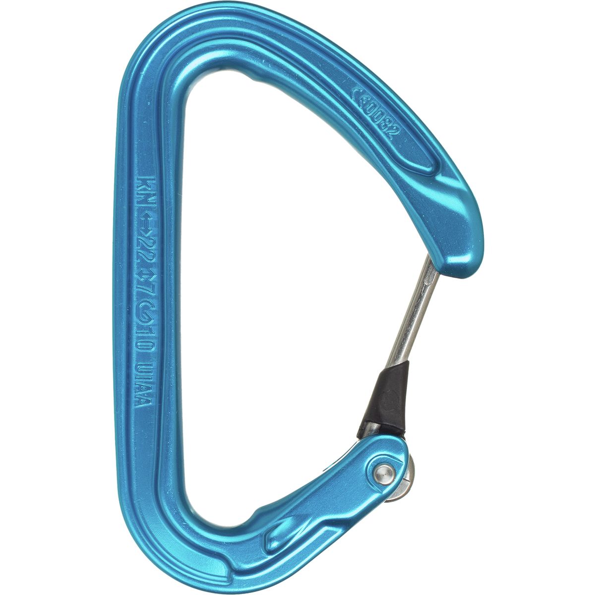 Image of Petzl Ange L Lite Wire Gate Carabiner Blue, One Size