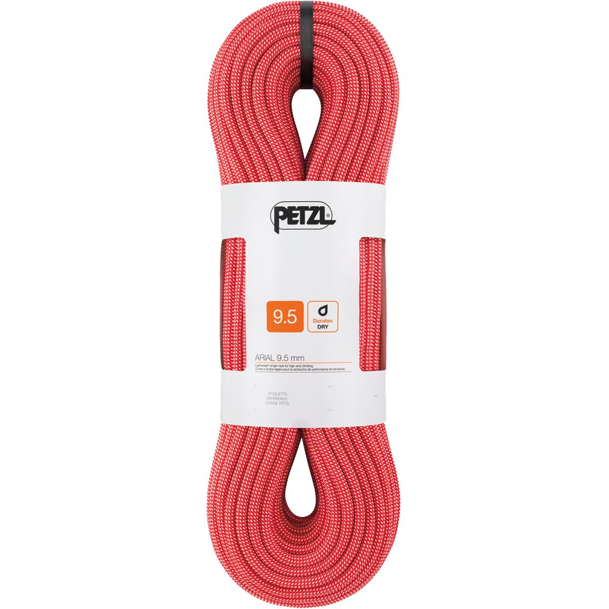 Image of Petzl Arial Dry Climbing Rope - 9.5mm Red, 70m