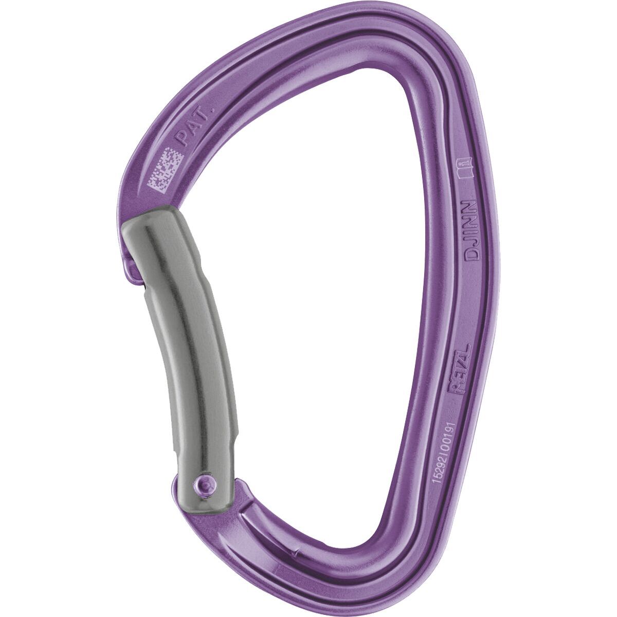 Petzl Djinn Carabiner Purple, Bent Gate