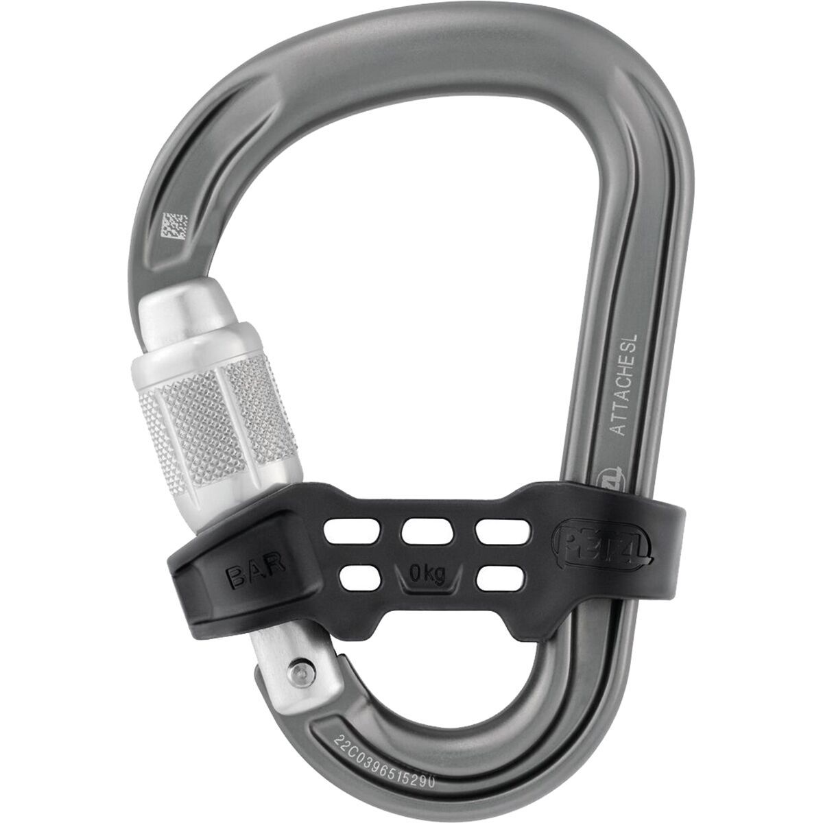 Image of Petzl Attache Bar Carabiner Gray, One Size