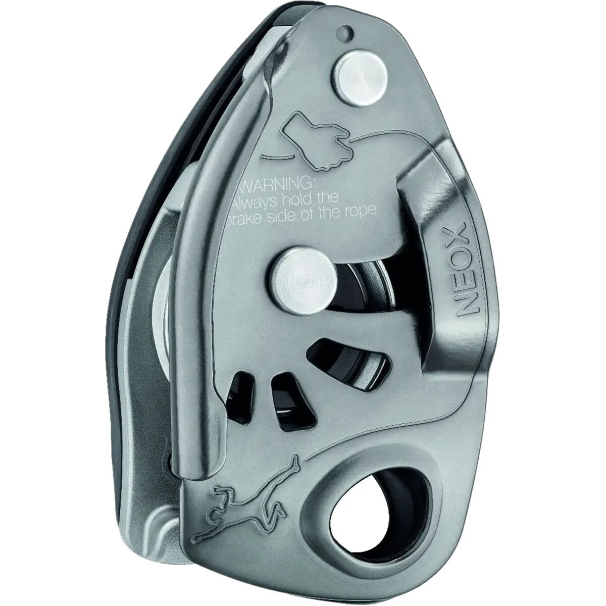 Image of Petzl NEOX Belay Device Light Gray, One Size